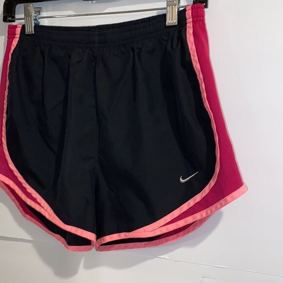 Riccardo Tisci x Nike Women's Pink Black Colorblock Dri-Fit Running Shorts Small - Picture 3 of 8